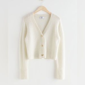 & Other Stories Bee Button Sweater